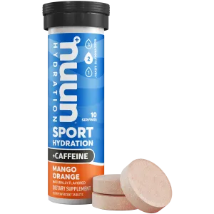 Nuun Hydration Sport Mango Orange  Caffeine Free Tablets 10 ct