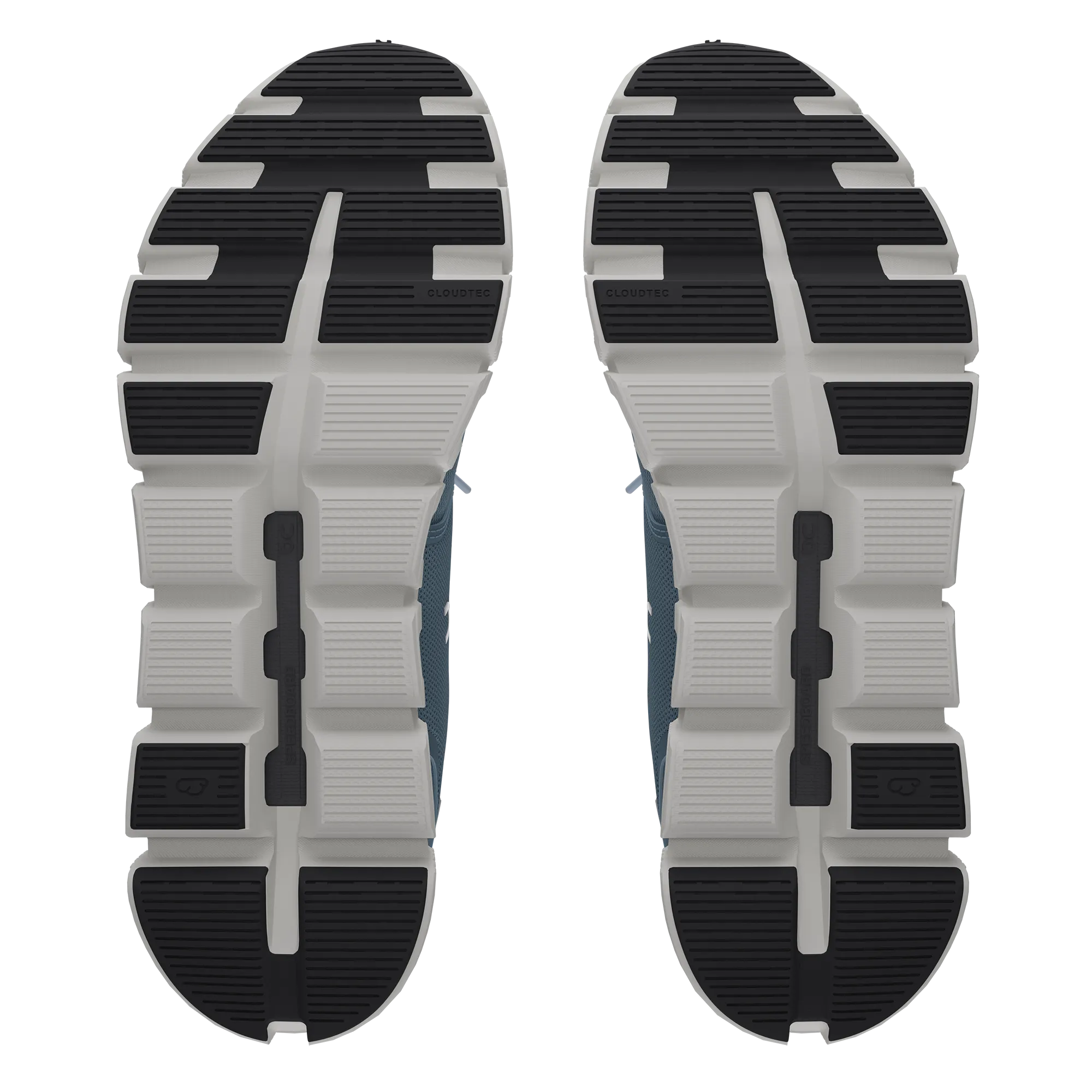 On Women's Cloud 6 Shoes - Chambray / White