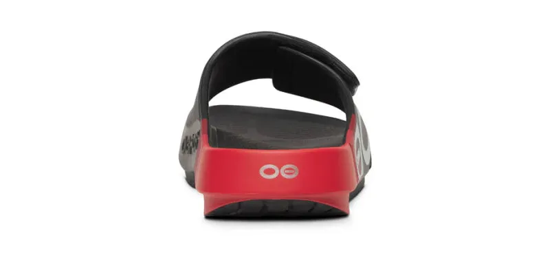 OOFOS OOahh Sport Flex Slide - Fire Rally