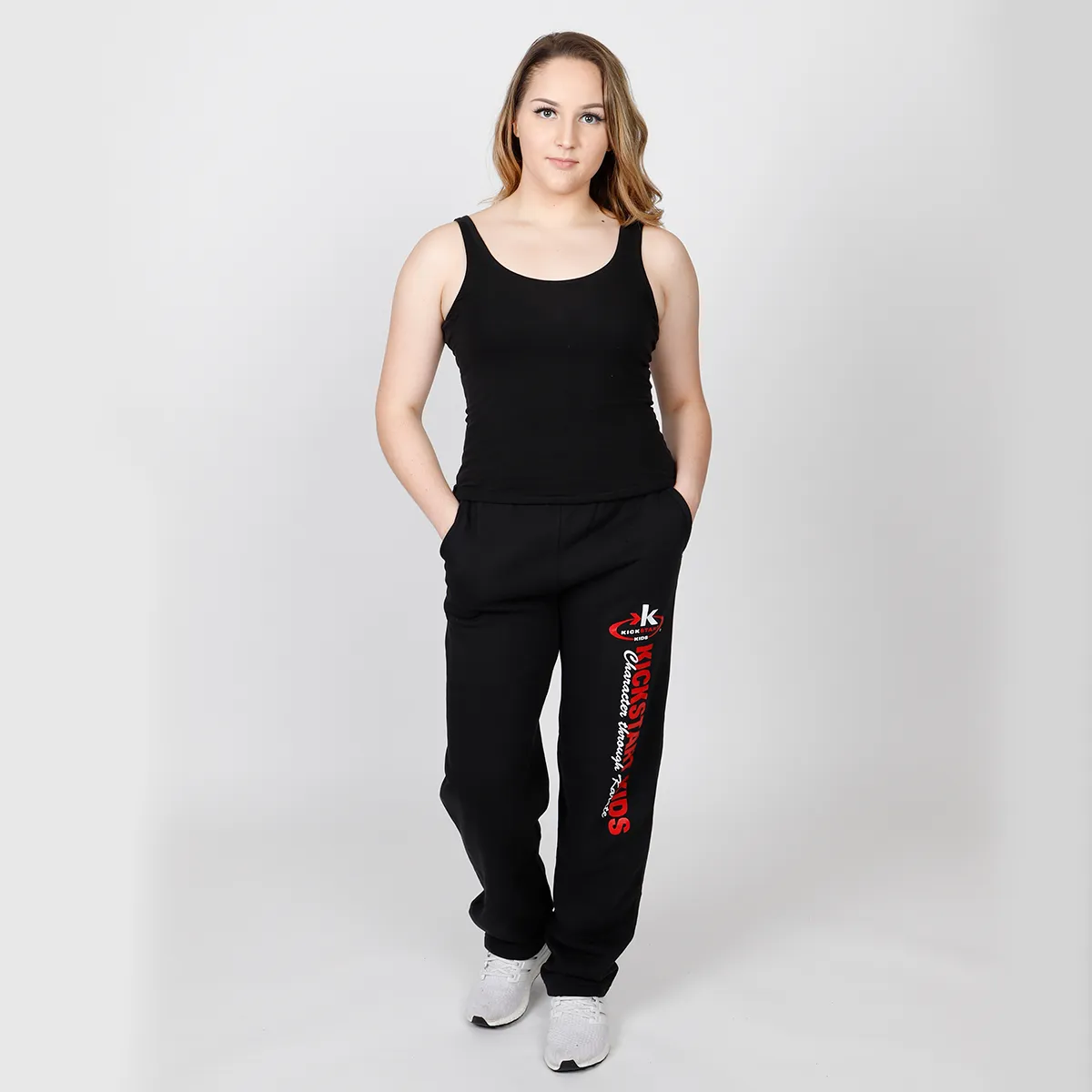 Open Bottom Sweatpants