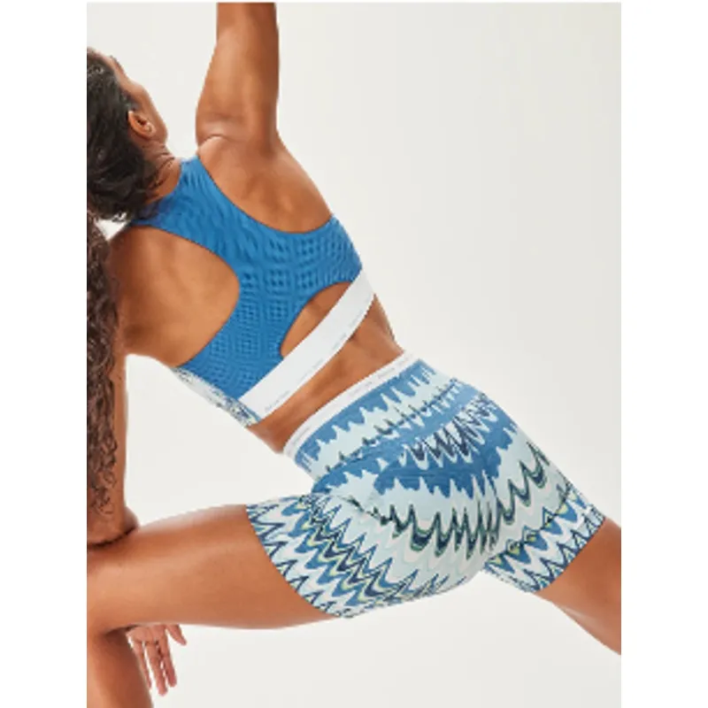 OUTDOOR VOICES Women's TechSweat 5" Thrive Shorts XXS Polar Helios High Rise NWT