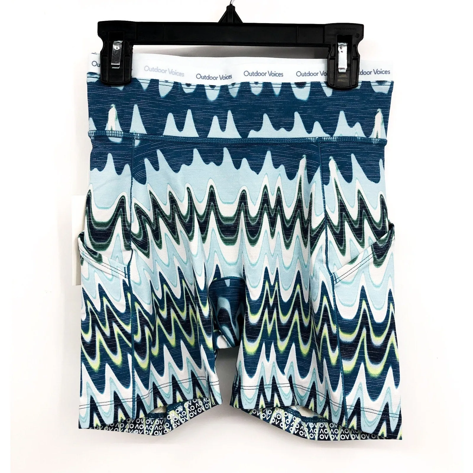 OUTDOOR VOICES Women's TechSweat 5" Thrive Shorts XXS Polar Helios High Rise NWT