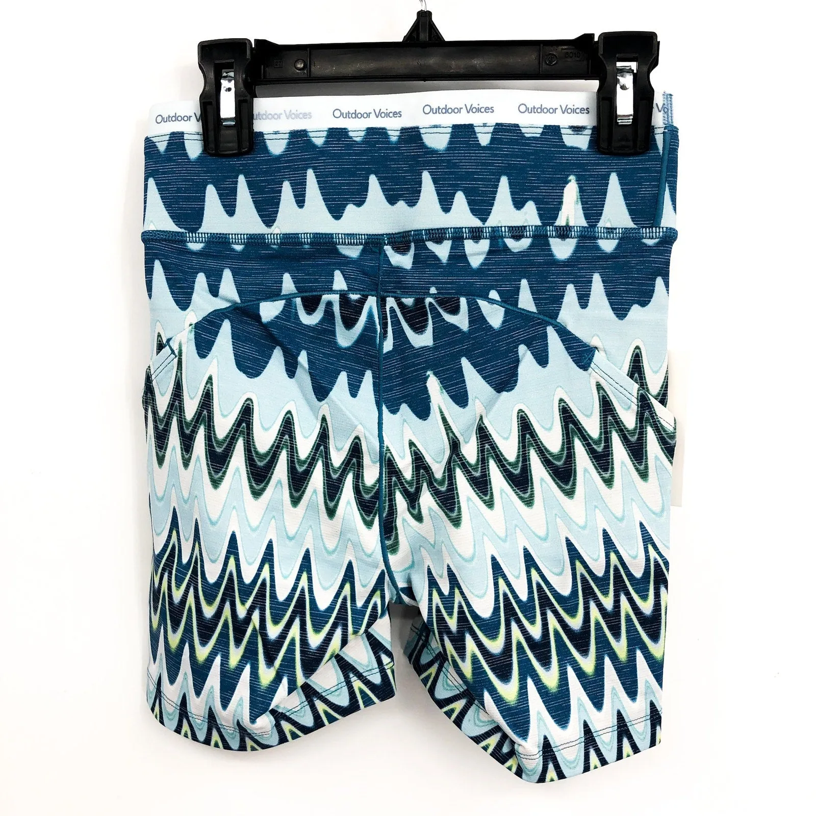 OUTDOOR VOICES Women's TechSweat 5" Thrive Shorts XXS Polar Helios High Rise NWT