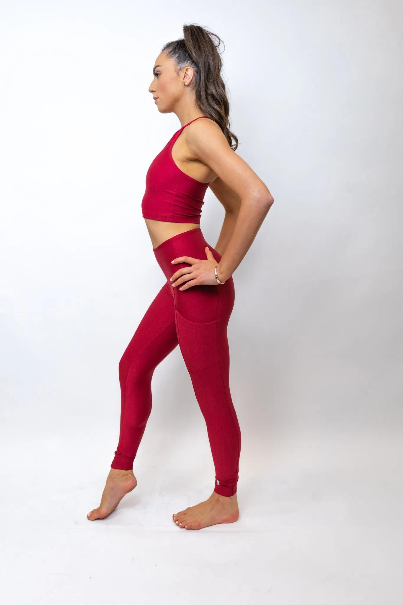 Paloma Sports Bra- Red
