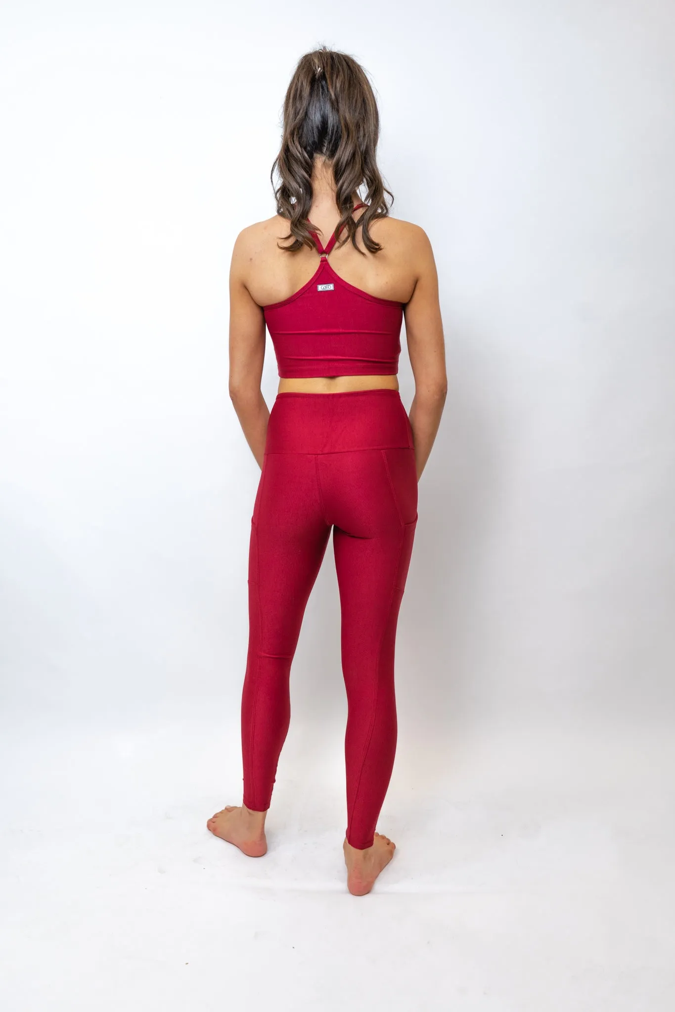 Paloma Sports Bra- Red