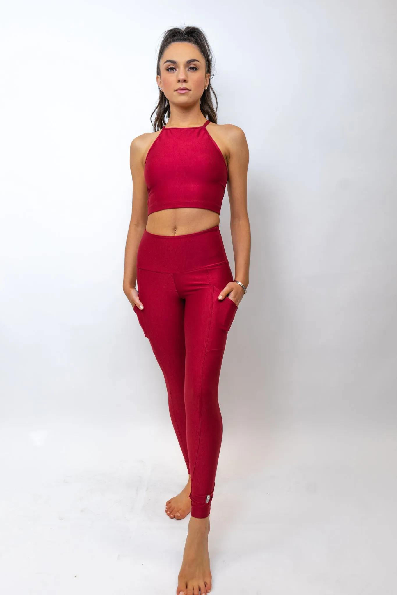 Paloma Sports Bra- Red