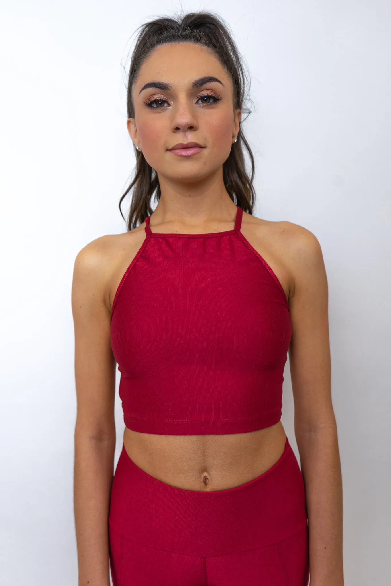 Paloma Sports Bra- Red