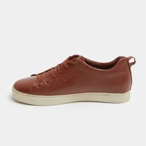 Paul Costelloe Living Tan Leather Trainer