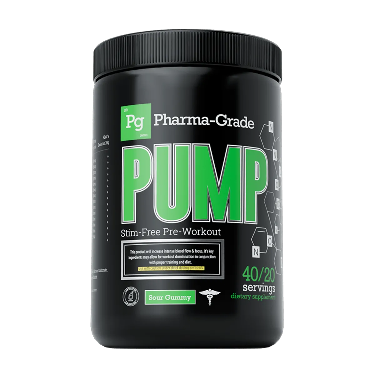 Pharma Grade PUMP 400g Sour Gummy