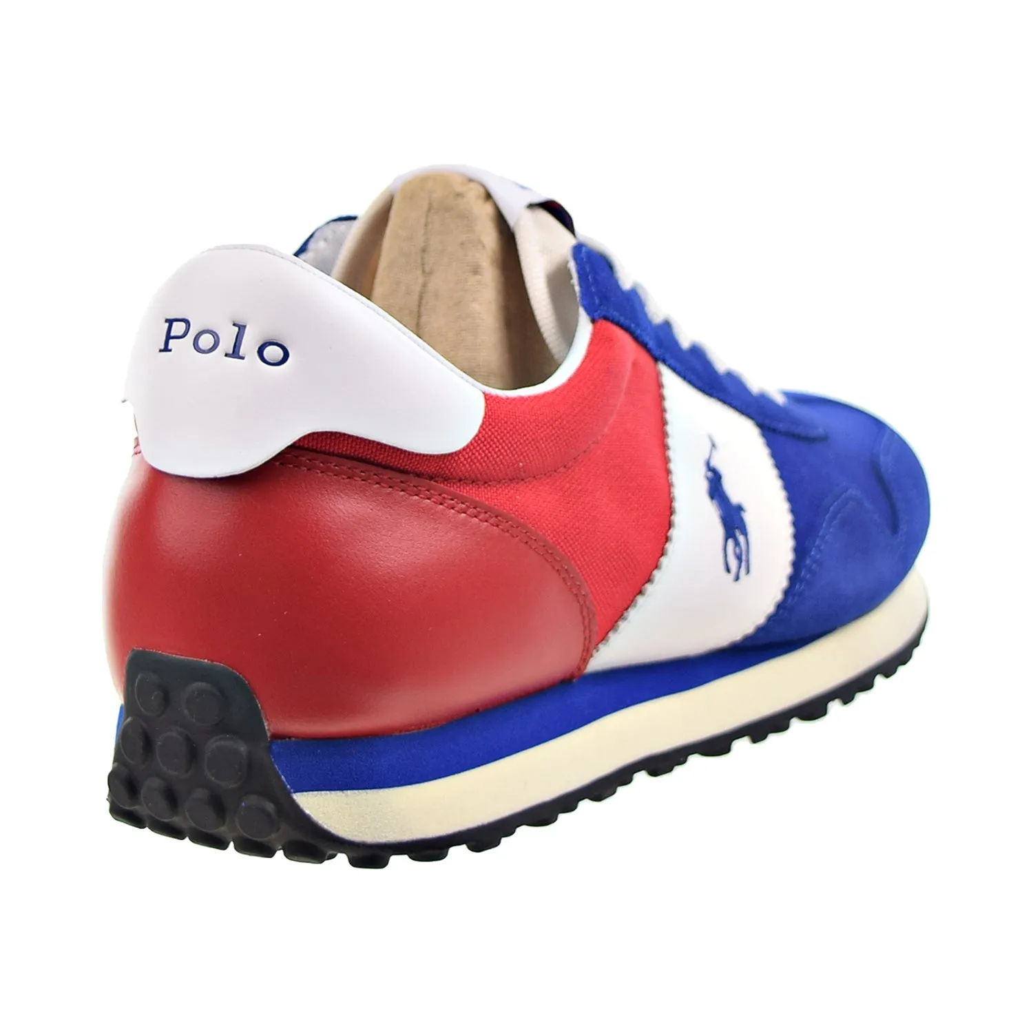 Polo Ralph Lauren Train 85 Men's Shoes Blue-Red-White