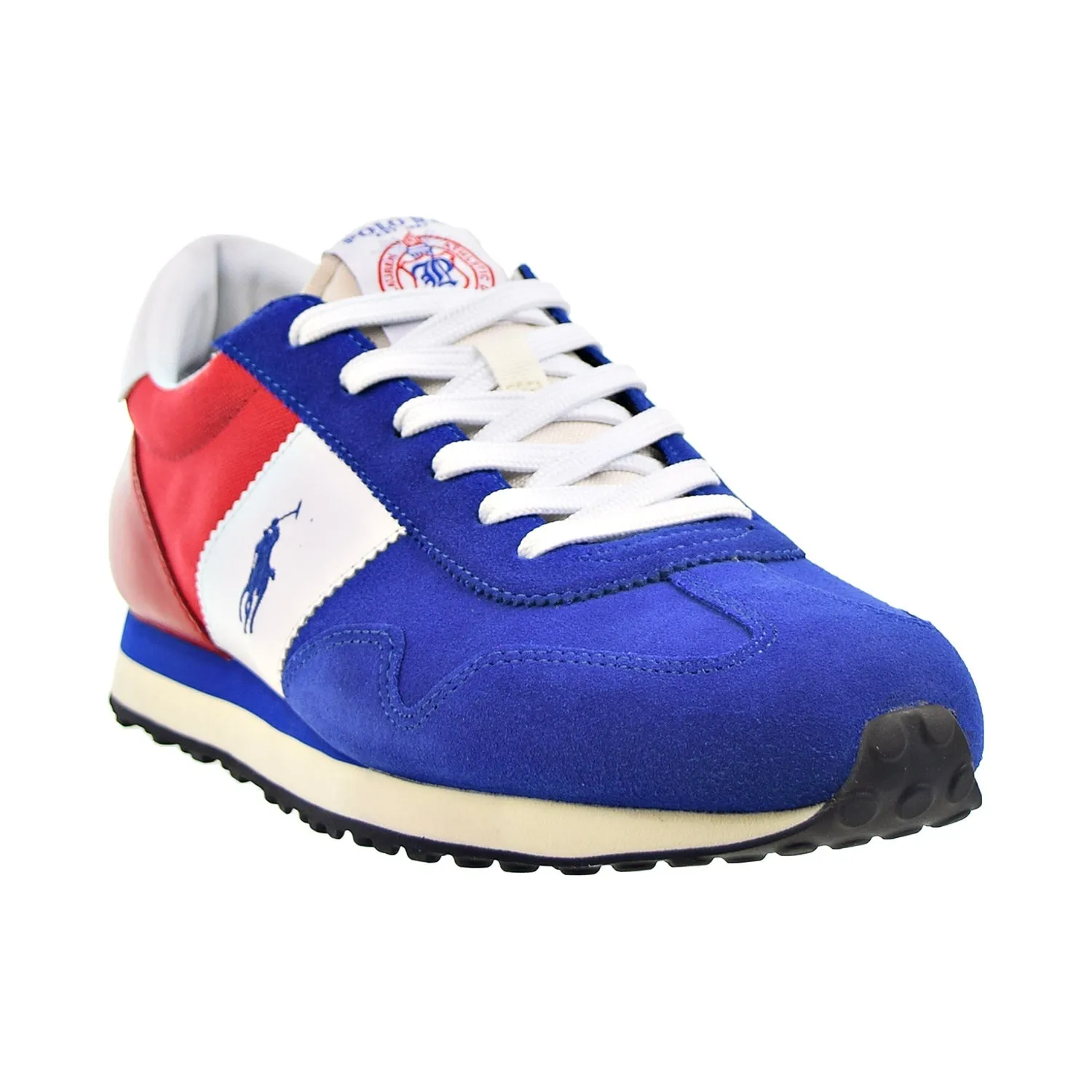 Polo Ralph Lauren Train 85 Men's Shoes Blue-Red-White