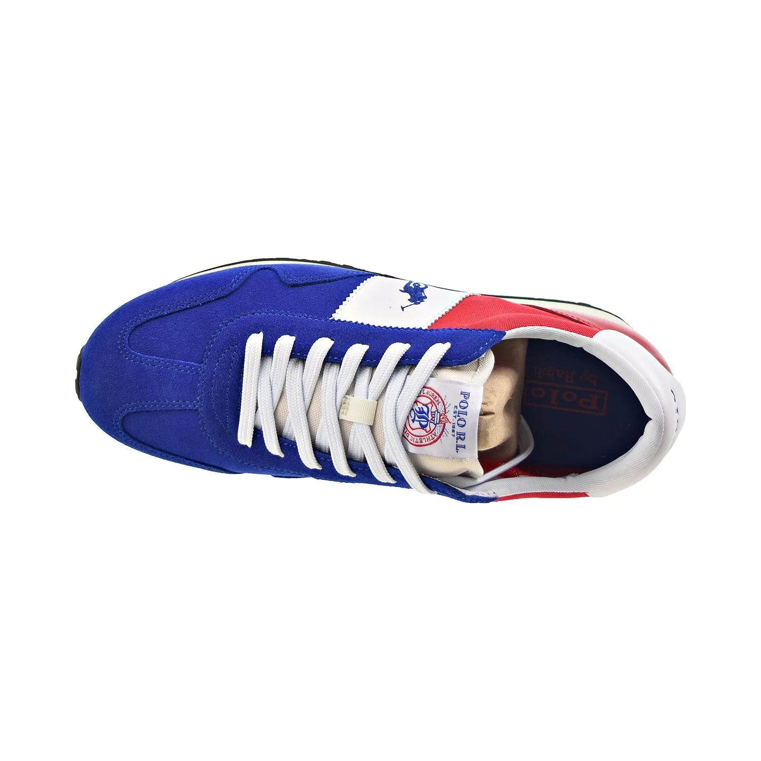 Polo Ralph Lauren Train 85 Men's Shoes Blue-Red-White