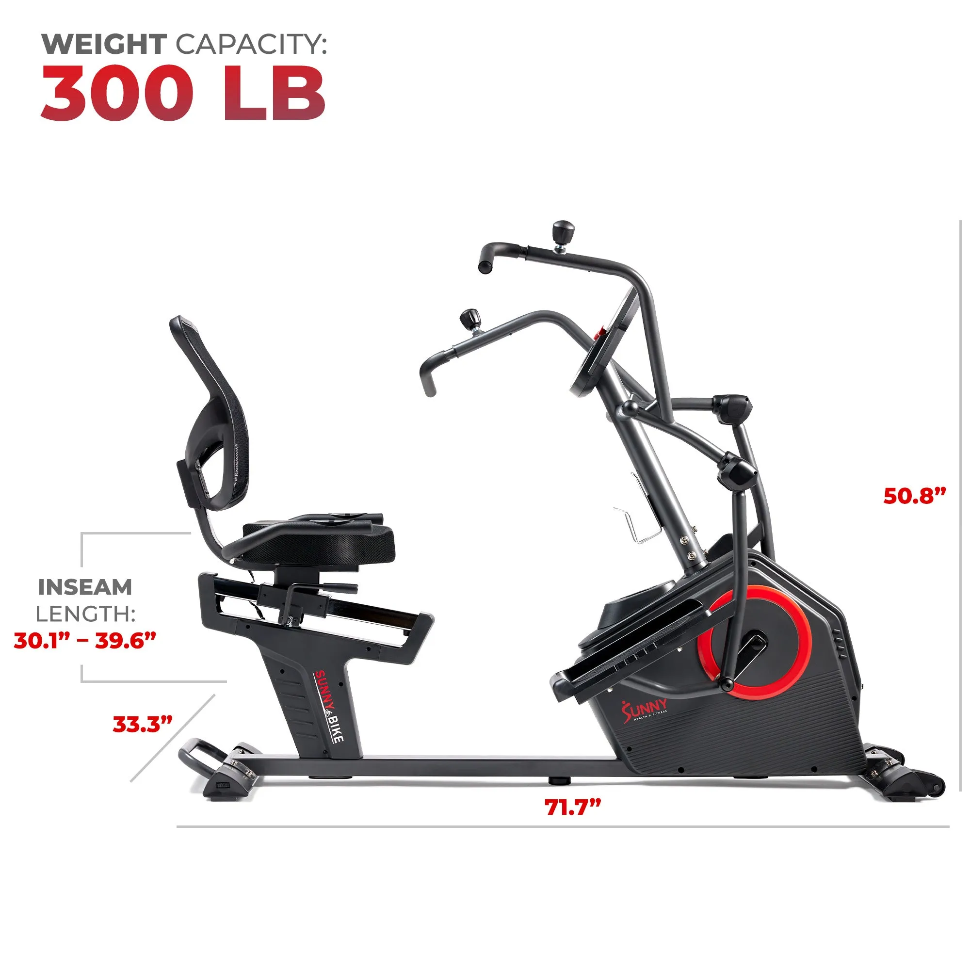 Premium Smart Programmable Electro-Magnetic Resistance Recumbent Elliptical Cross Trainer