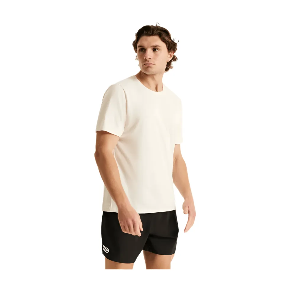 Pressio Men's Perform Short Sleeved Top in Stonewhite SS24
