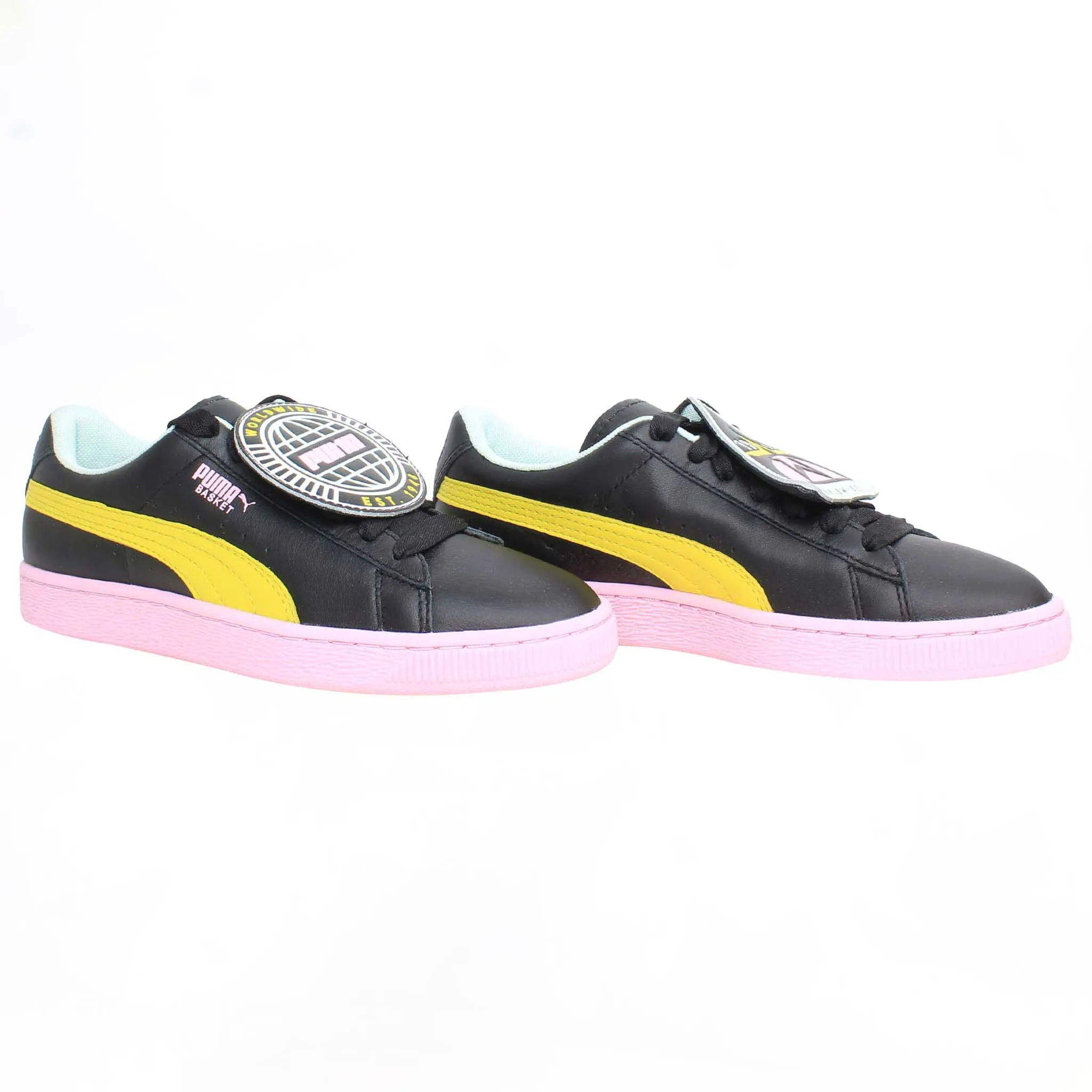 Puma Basket Badge TZ Womens Black Trainers NO BOX