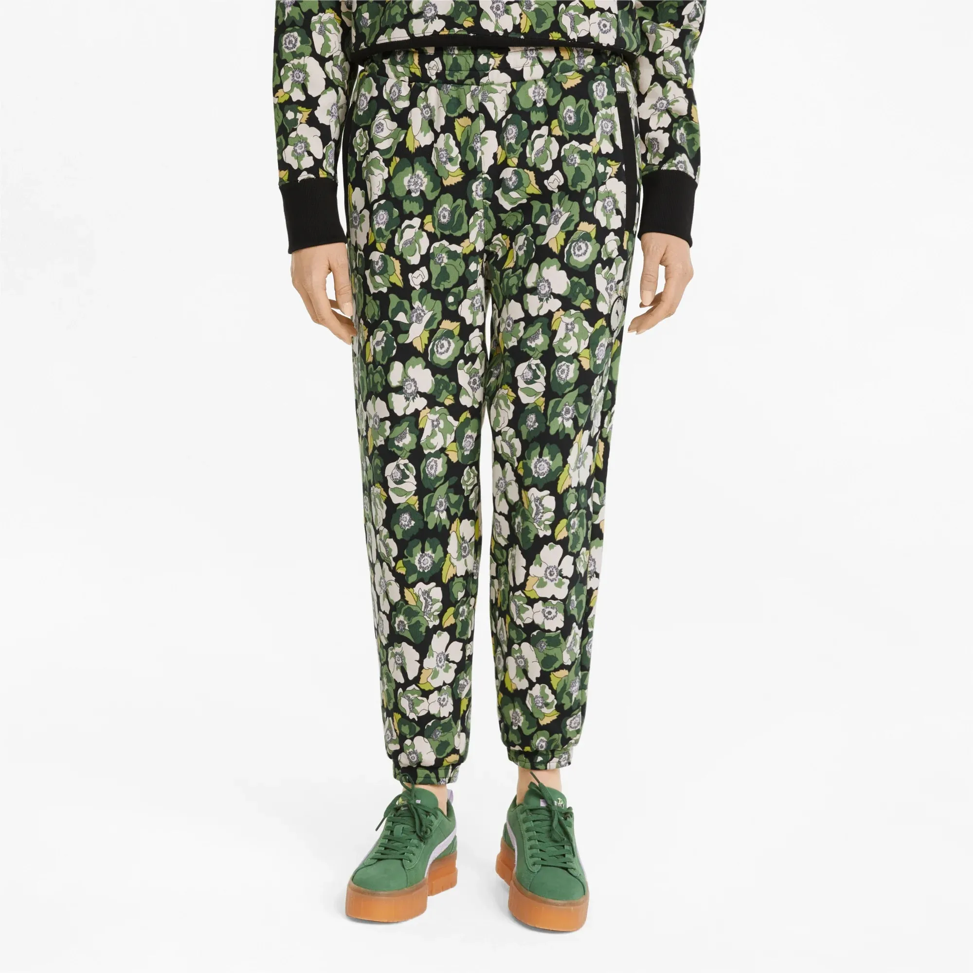 PUMA x LIBERTY Printed Women's Sweatpants - Puma Black-Flower AOP