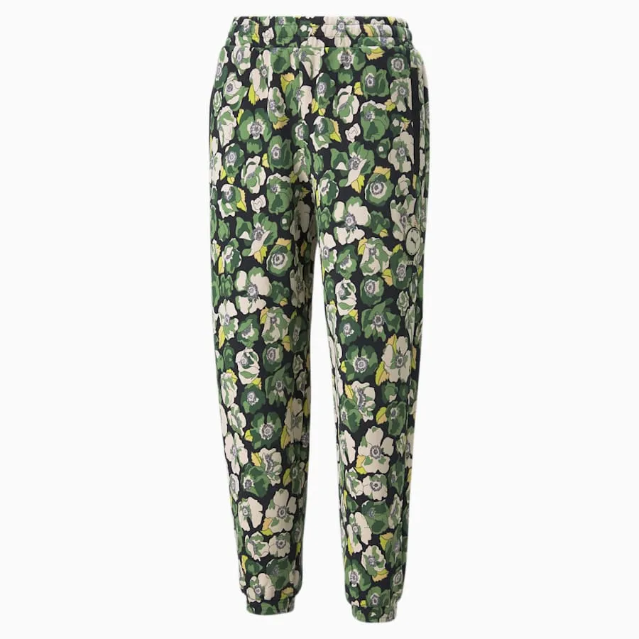 PUMA x LIBERTY Printed Women's Sweatpants - Puma Black-Flower AOP