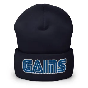 "GAINS" Knit Beanie