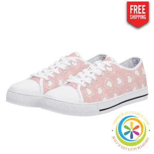 Road To My Heart Ladies Low Top Canvas Shoes
