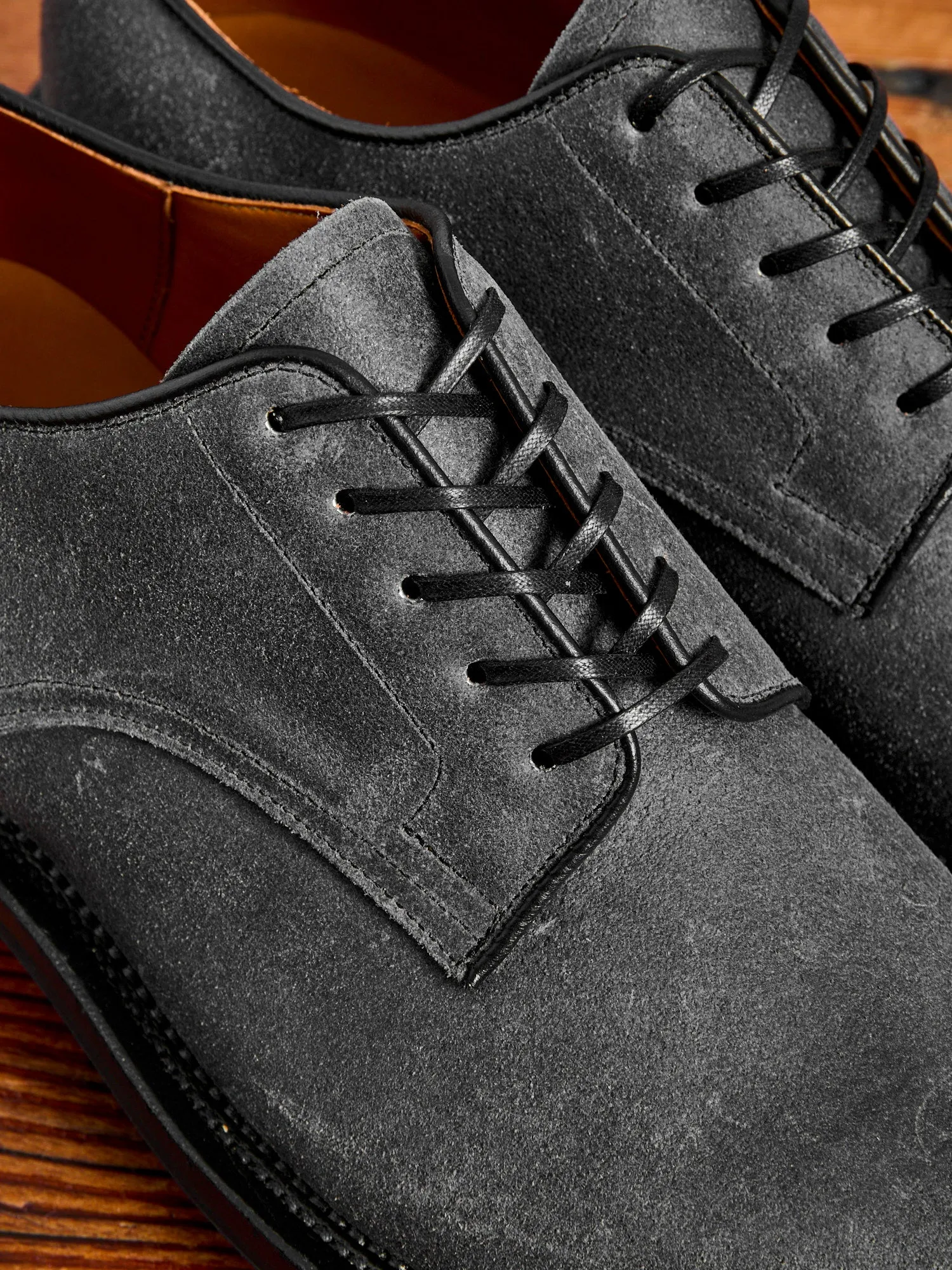 Rockland Blucher 2030 in Charcoal Waxy Commander