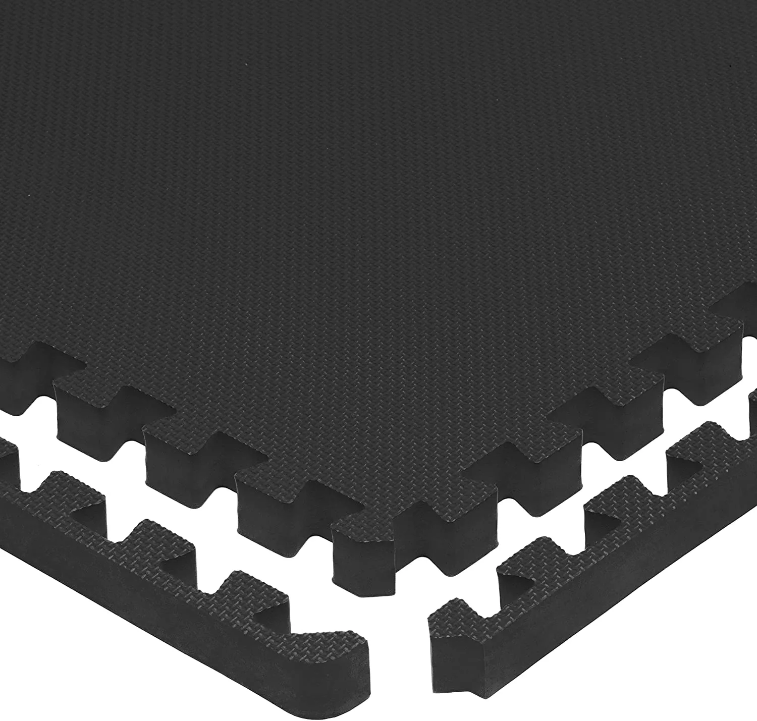 Rubber Tiles Mat 6 Squares Interlocking Foam Gym Mats 24'' x 24''