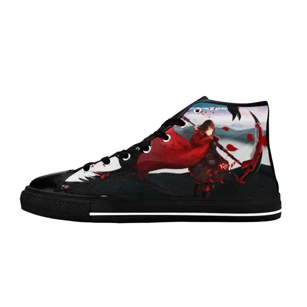 RWBY Anime Shoes High Top Sneakers for Kids and Adults