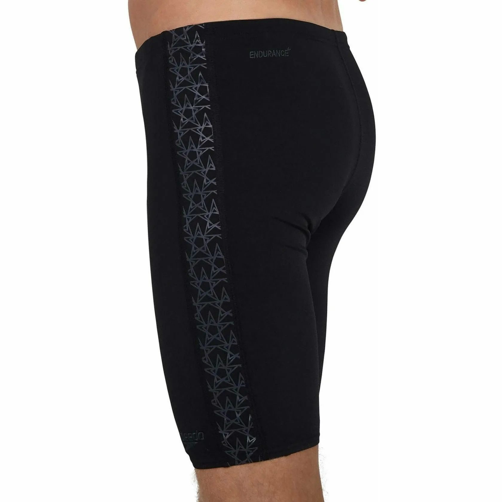 Speedo Boomstar Splice Mens Swim Jammer Shorts - Black