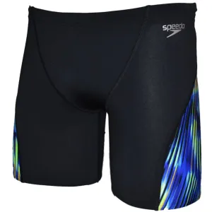 Speedo Mens Tech Panel Quick Drying Swimming Jammer - Black