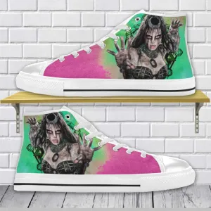 Superhero Joker Enchantress Shoes High Top Sneakers for Kids and Adults