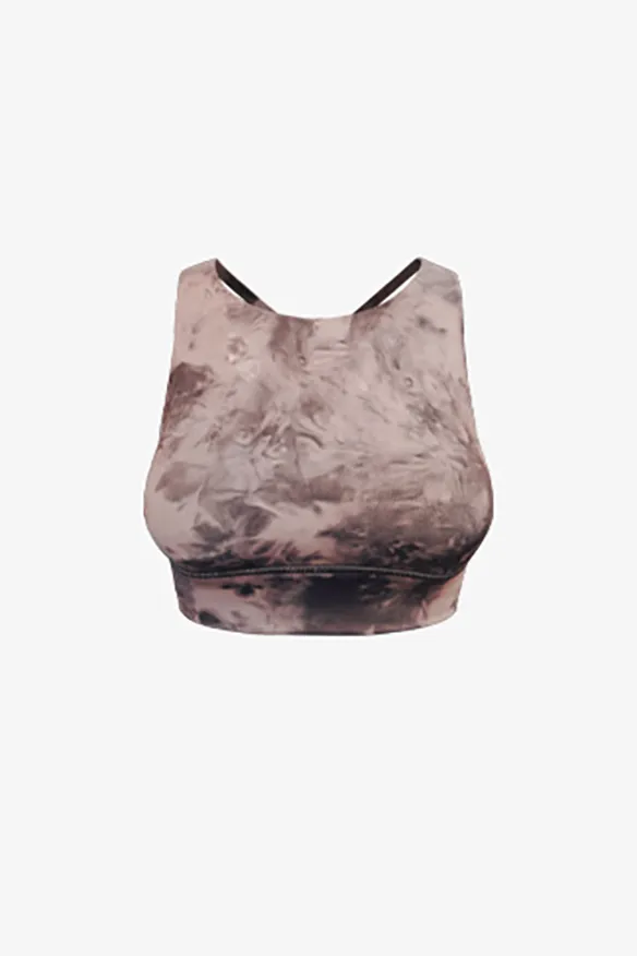 Tie Dye High Neck Tank Top