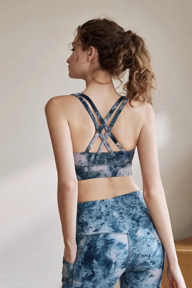 Tie Dye High Neck Tank Top