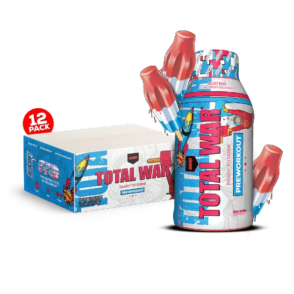 TOTAL WAR Ready To Drink Preworkout x 12