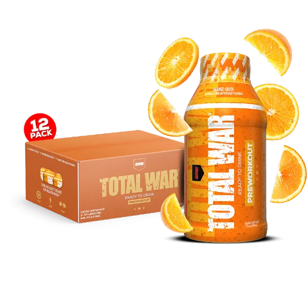 TOTAL WAR Ready To Drink Preworkout x 12
