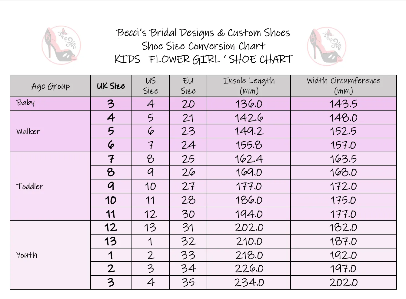 Unicorn Glitter Flower Girl Shoes