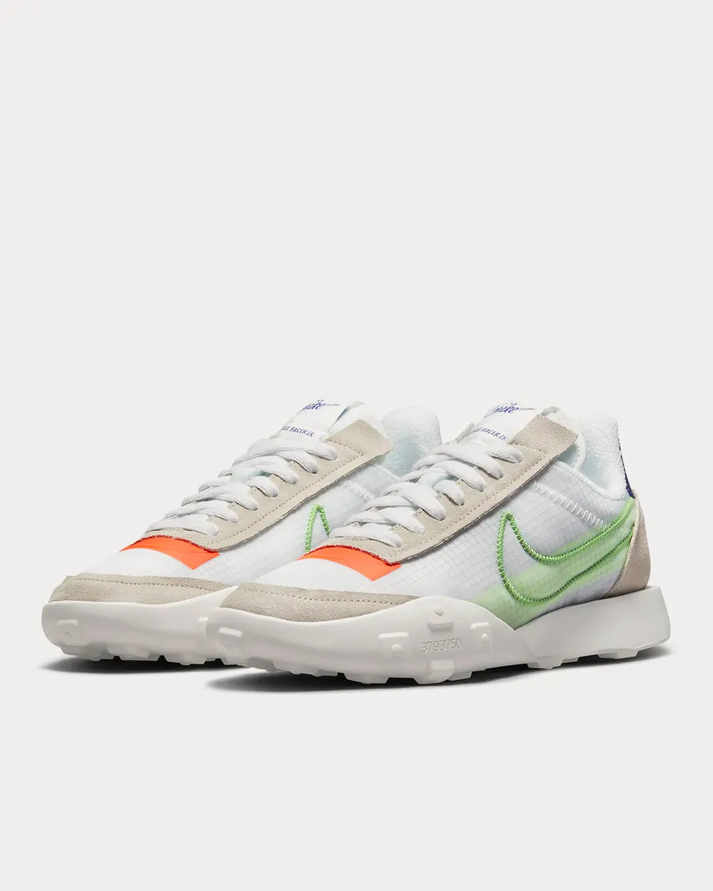 Waffle Racer 2X Desert Sand / Summit White / Hyper Crimson / Mean Green Running Shoes
