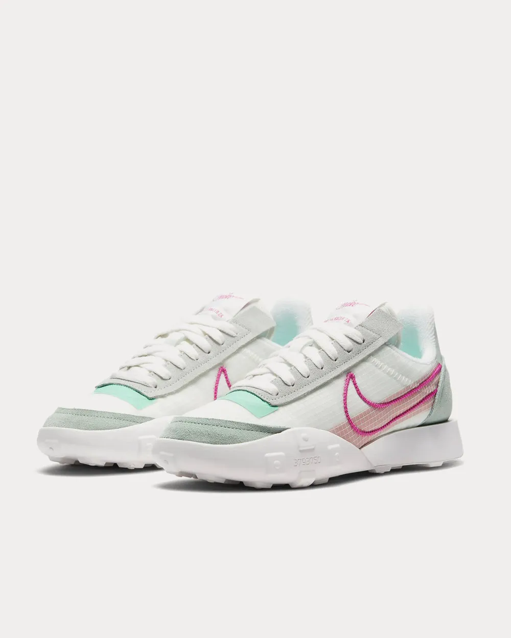 Waffle Racer 2X Steam / Light Sienna / Green Glow / Active Fuchsia Running Shoes