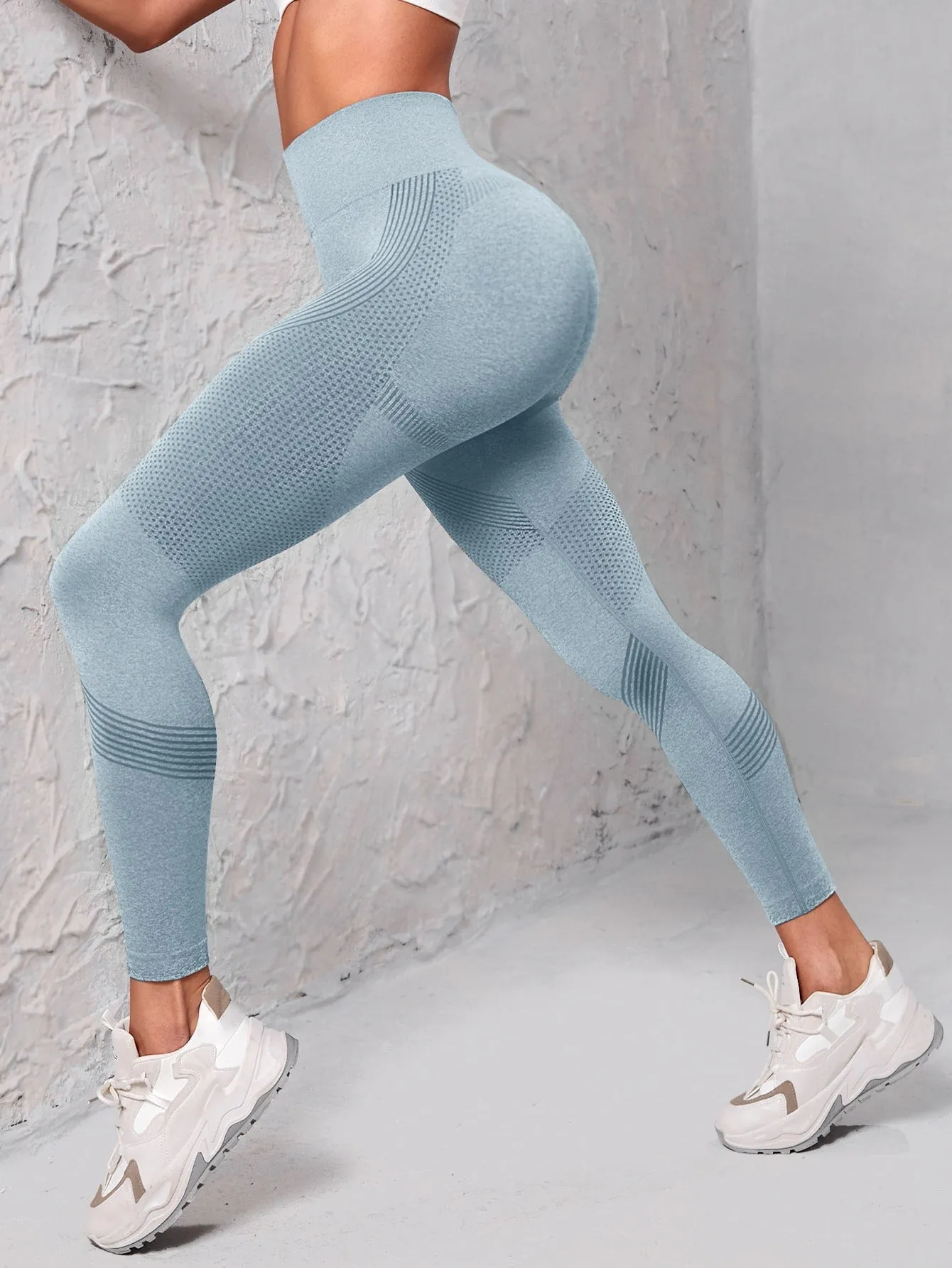 Women's 4pcs Seamless High-elasticity Sport Leggings